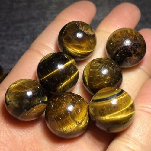 2pcs Natural gemstone ball 100% natural tiger eye jasper sphere quartz crystal sphere healing crystals as gift
