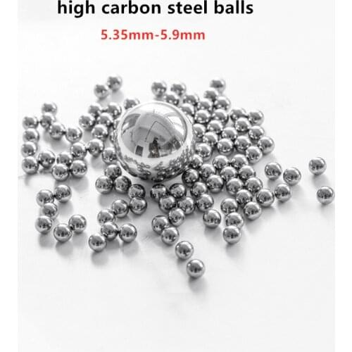 500pcs high carbon steel balls Dia 5.35 5.4 5.45 5.46 5.47 5.48 5.5 5.51 5.53 5.56 5.6 5.89 5.9 mm slingshot ammo hunting