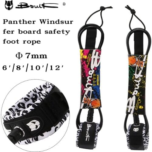 Boulk outdoor aquatic products surfboard safety foot rope black surfboard foot rope accessories safety protection rope