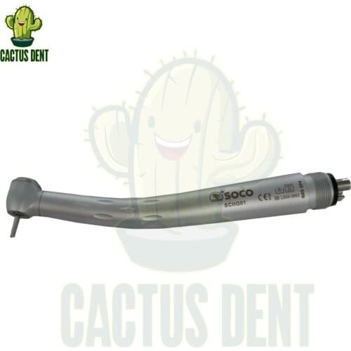 SOCO Dental Handpiece High Speed Turbine Air Rotor Fast Handpiece Midwest 4 2 Hole 6 Way Spray Polishing Drills Dentist Chair