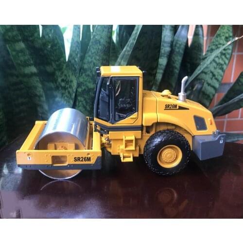 1/35 Scale SHANTUI SR26M Single Drum Vibratory Road Roller DieCast Model Toy
