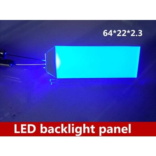 10pcs LED backlight panel Customized 1602 LCD Screen for LED Backlight 64*22*2.3 Backlight Panel Touch Key Switch Light Panel