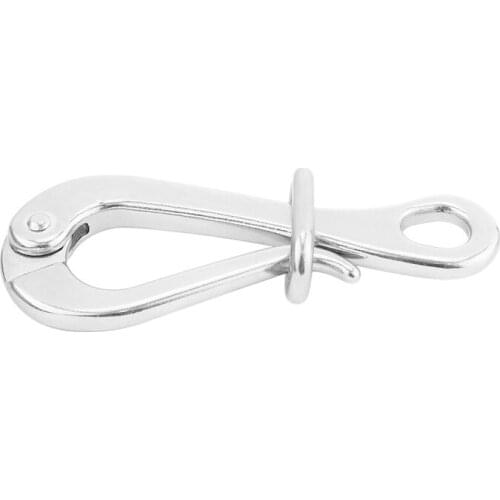 100mm Pelican Hook & Eye with Quick Release Link Stainless Steel 316 Marine Boat Hardware