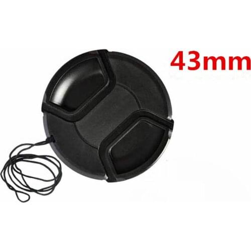 43mm center pinch Snap-on cap cover for 43mm camera Lens