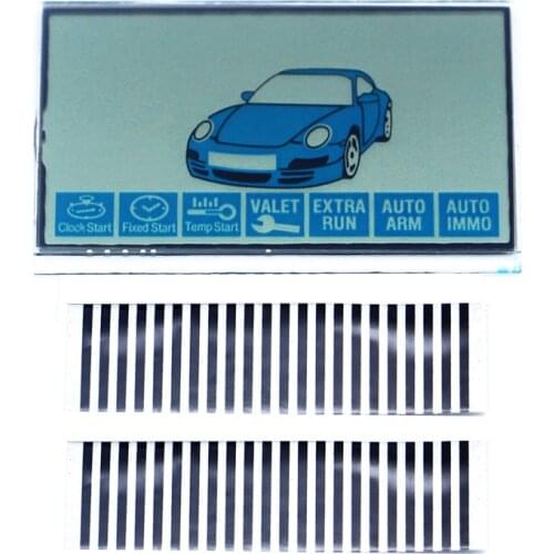 LCD Display For Jaguar EZ-one For KGB FX-7 two way car alarm system Gsm Anti-Theft Device tomahawk flexible screen display