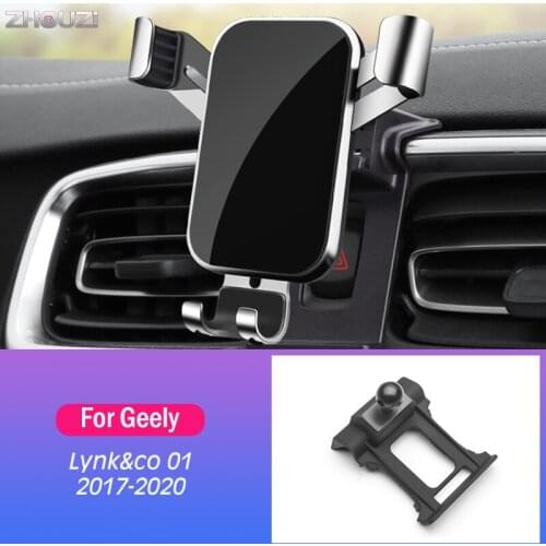 Car Mobile Phone Holder Special Air Vent Mounts Stand GPS Navigation Bracket For LYNK&CO 01 2017 2018 2019 2020 Car Accessories