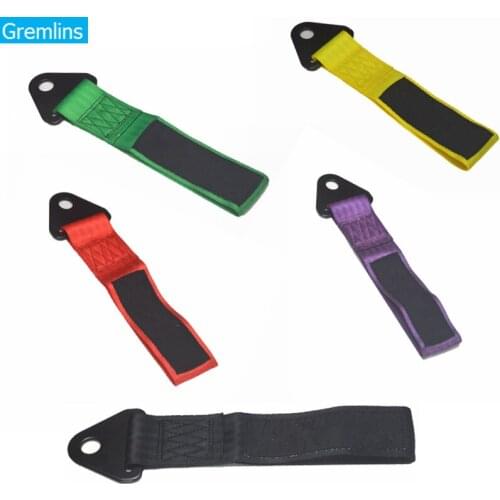 26cm Towing Rope High Strength Nylon trailer Tow Ropes Racing Car Universal Tow Eye Strap Tow Strap Bumper Trailer