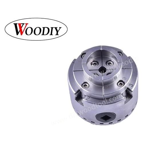 WOODIY wooden lathe chuck 4jaw self centering chuck Suitable for 4.5 inch machining center of lathe