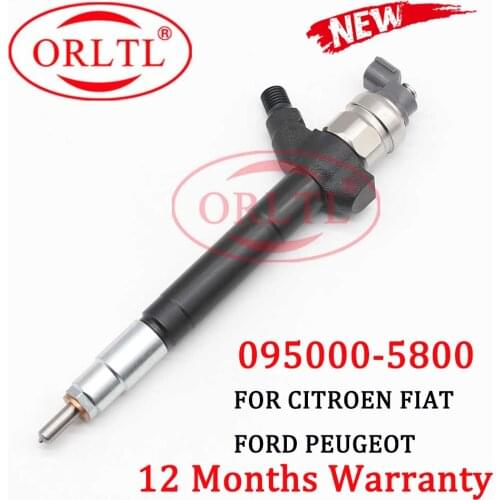Common Rail Injector 0950005800 095000-5800 Diesel Fuel Injector 6C1Q9K546AC for DENSO 5800 Citroen Ford Fiat 2.2