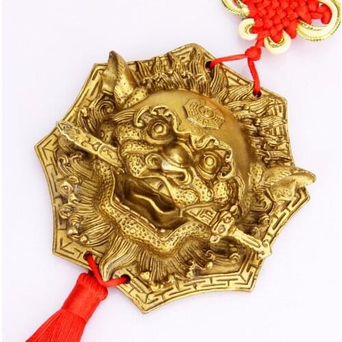HOT SALE # HOME lobby hall doors windows efficacious protection Town house Exorcise evil spirits Talisman Lion FENG SHUI amulet
