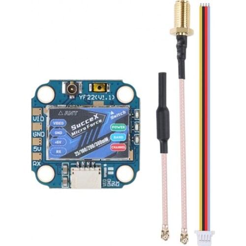 IFlight SucceX Micro Force 5.8G 40CH PitMode 25mW 100mW 200mW 300mW Adjustable Micro VTX 16X16mm for FPV Racing Tinywhoop Drones