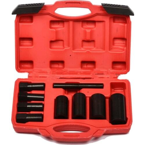 1set 9pc 1/2" Professional screw nut remover socket wrench Sliding wire nut removing sleeve Universal Car repair tool