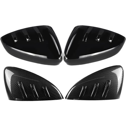 Car Rear View Rearview Side Glass Mirror Cover Trim Frame Side Mirror Caps for Mazda 3 Axela 2020-2021