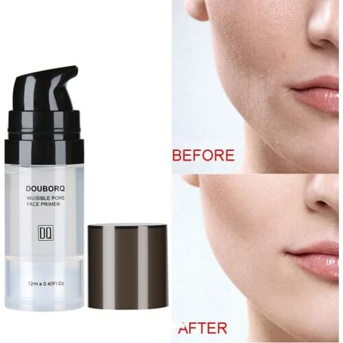 DOUBURQ 5/12ML Magic Invisible Pore Makeup Primer Pores Disappear Face Oil-control Make Up Base Natural Matte Cosmetic