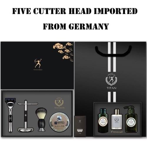 2021 New Shaving Men Manual Razor Geely Five-Layer Blade Old-Fashioned German Mens Gift Box Packaging For Birthday 、Valentine