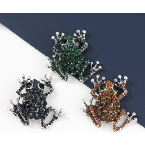 Pauli Manfi 2021 New Fashion Metal Dripping Oil Flower Animal Brooch Womens Creative Popular Brooch Party Banquet Accessories