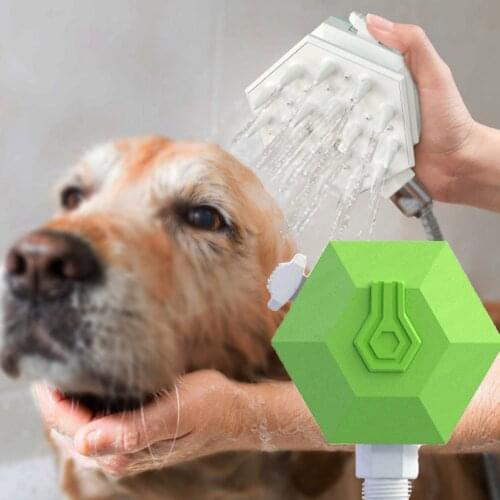 Portable Handheld Splash Shower Pet Dog Cat Shower Spray Hose Tub Sink Faucet Attachment Washing Sprinkler Head Pet Supplies