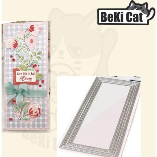 Tag stripes rectangle Metal Cutting Dies Stencils for DIY Scrapbooking photo album Decorative DIY Paper Cards