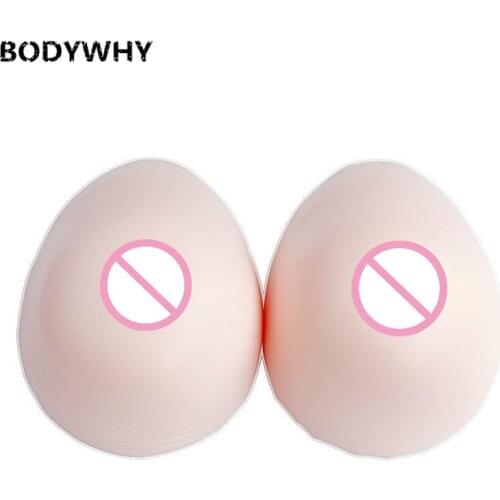 Realistic Shemale Fake Boobs False Breast Forms Crossdresser Boobs Silicone Adhesive Breast Tits for Drag Queen Crossdresser