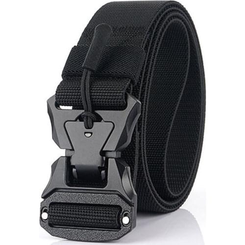 NEW Military Equipment Combat Tactical Belts for Men US Army Training Nylon Metal Buckle Waist Belt Outdoor Hunting Waistband