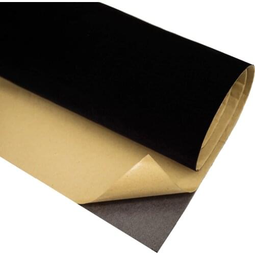 Self Adhesive Velvet Flocking Liner Jewelry Drawer Peel Sticker DIY Sticky Craft Fabric Felt