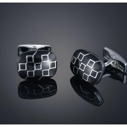 French Cufflinks studs mens shirt accessories mens suit dress stripe checkered Cufflinks shirt sleeves