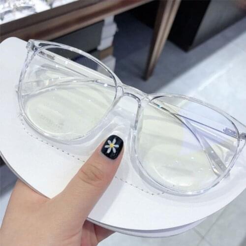 Cat Eye Oversize WomenS Eyeglasses With Frame Trending Products 2021 Round Statement Blue Anti Light Glasses Cozmo Black Pink