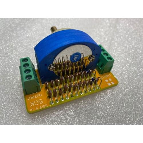 12-step stepped volume potentiometer with high-precision metal film resistor assembly Free Shipping