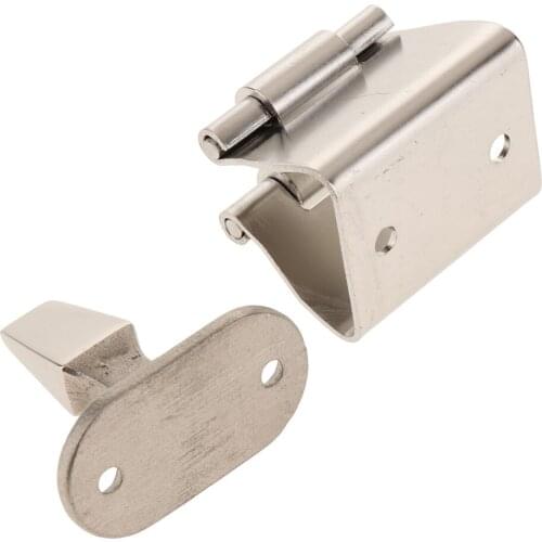 304 Stainless Steel 1-3/4 inch Door Stop Retaining Catch and Holder for Boat, RV (Small )