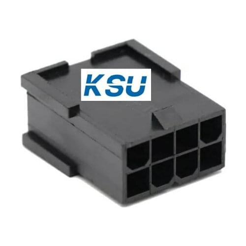 4.2mm black CPU 8PIN 8-Pin 8PIN female Connector for PC computer ATX graphics card GPU Power connector plastic shell Housing