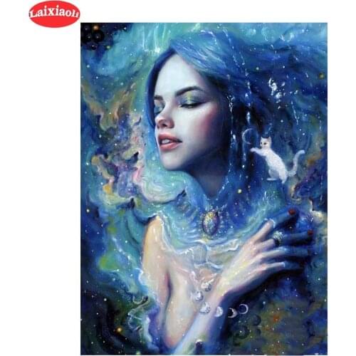 5D DIY Diamond Embroidery Abstract art, sexy woman Picture Rhinestone Diamond Painting Cross Stitch Mosaic New Arrival Wall Art