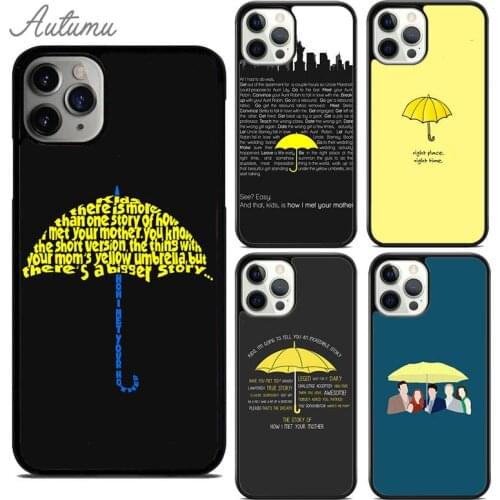 How i met your mother himym Phone Case for iPhone 11 12 Pro Max mini X XR XS SE 2020 5 6 7 8 Plus Samsung S8 S9 S10 Cover shell