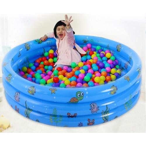 Children Inflatable Swimming Pool PVC Kids Bathing Tub Fun Outdoor Water Play Basin Toys Ocean Balls Container