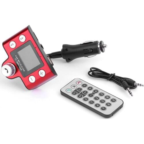 SO-650C 1.4 Inch LCD Display Car Kit FM Transmitter Compact Size Vehicle Music & Talking MP3 Player 3 Colors Optional