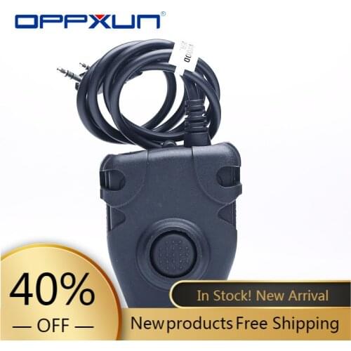 2021 Hot Element Z-Tactical Peltor Style Headset PTT for Kenwood BaoFeng UV-82 UV-5R V2+Plus GT-3 BF-F8HP PX-888K Two Way Radio