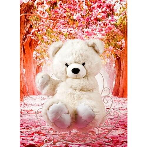 Kexinzu Full Square/Round Drill 5D DIY Diamond Painting "Bear under the tree" Embroidery Rhinestone Cross Stitch Home Decor Gift