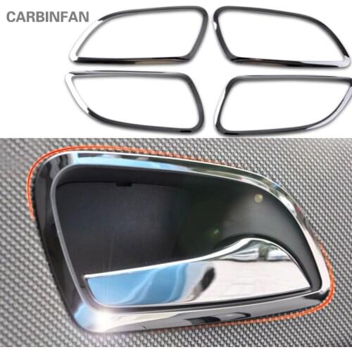 Interior Door Handles Cover Inside door handle bowl Trim frame Sequins fit For Chevrolet Chevy Cruze 2009-2014 P402