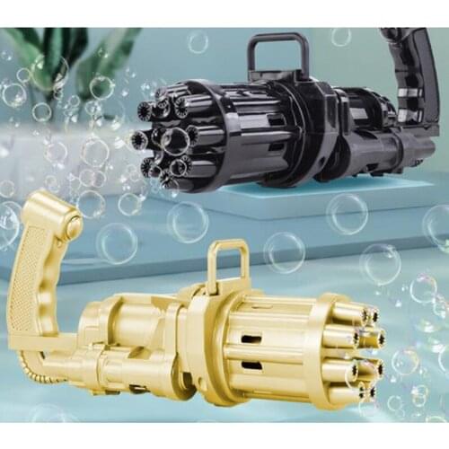 Summer Soap Water Bubble Machine 2-in-1 Electric Bubble Machine Kids Automatic Bubble Toys For Children Gift Toys