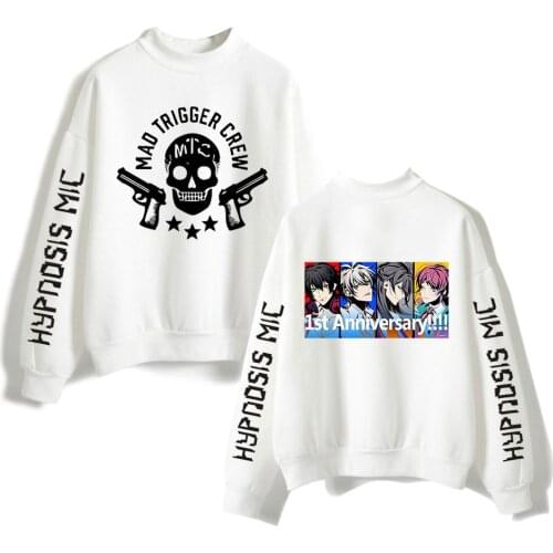 2020 Hot Sale Hypnosis Mic Fashion Print Turtleneck Sweatshirts Women/Men Sweatshirts Casual Streetwear Clothes