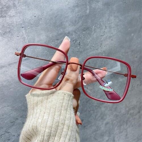 Fashion Anti-Blue Glasses Women & Men Optical Eyewear Square Spectacles Super Light Eyeglasses