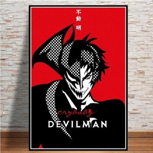 Canvas Home Decoration Printed Painting Wall Art Devilman Crybaby Japan Anime Nordic Pictures Modular Poster Bedside Background
