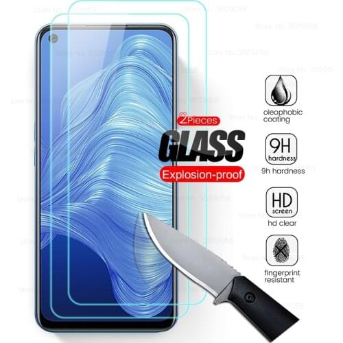 2PCS Original 9 H Tempered Glass for OPPO Realme7 Realme Realmi Real me 7 5G 2021 Smartphone Screen Protectors Cover Film Steklo