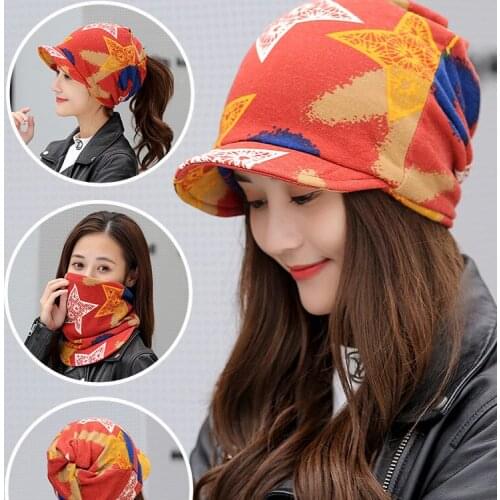 Autumn winter peaked cap bucket hat beanie cap Bonnet Beanie Cap chapeu femme gorro Panama Hats for women red Womens hats