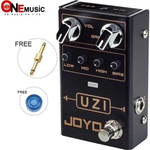 JOYO R-03 UZI Distortion Pedal Guitar Effect Pedal for Heavy Metal Music, With BIAS Knob, True Bypass, Guitar Accessories