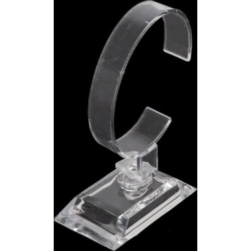 1Pc Clear Acrylic Bracelet Watch Display Holder Stand Rack Retail Shop Showcase
