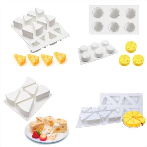 Cheese Cake Silicone Mold DIY Baking Non-Stick Mousse Chocolate Cookies Pastry Moulds Dessert Cake Candy Decorating Tools