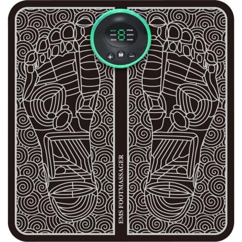 EMS Foot Massager Electric Intelligent Muscle Stimulation Pulse Acupuncture Therapy Voetmassage Apparaat Pain Relief USB Charge