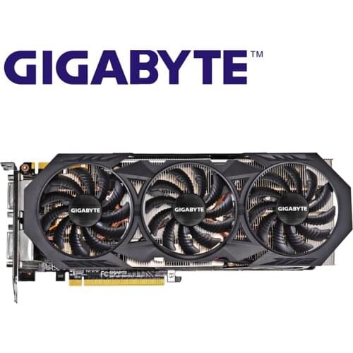 GIGABYTE GTX970 4G Graphics Cards Original GTX970 GPU Video Card for nVIDIA Geforce GTX970 Map VGA Hdmi Dvi Cards PCI-E X16 Used