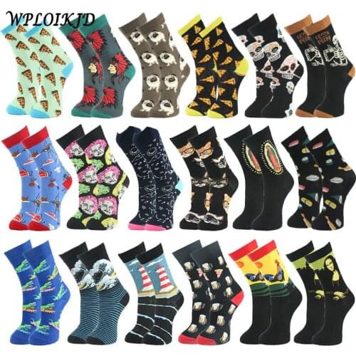 WPLOIKJD Mens Casual Socks