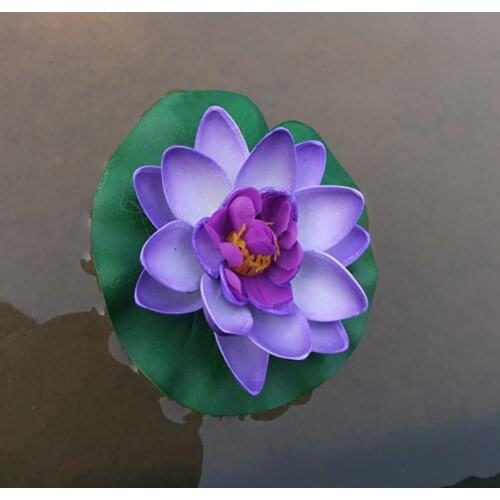 1Pc Simulation Lotus Flower Mini Artificial Pond DIY Home Fish Tank Pond Garden Decoration Supplies Accessories Products